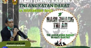 DIRGAHAYU HARI JUANG KARTIKA TNI ANGKATAN DARAT 15 DESEMBER 2022