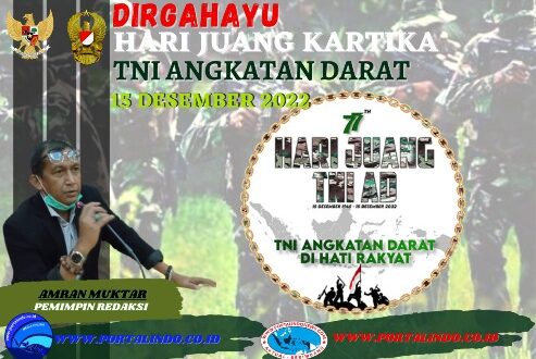 DIRGAHAYU HARI JUANG KARTIKA TNI ANGKATAN DARAT 15 DESEMBER 2022